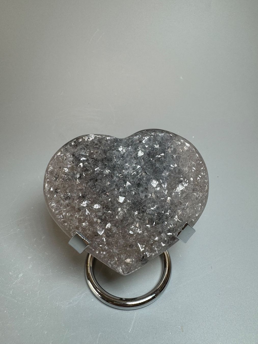 Minerali & Pietre curative: Amethyst Herz - 8cm, 140g – Nuovo e nell'imballaggio originale da Zürich venduto da unique2010