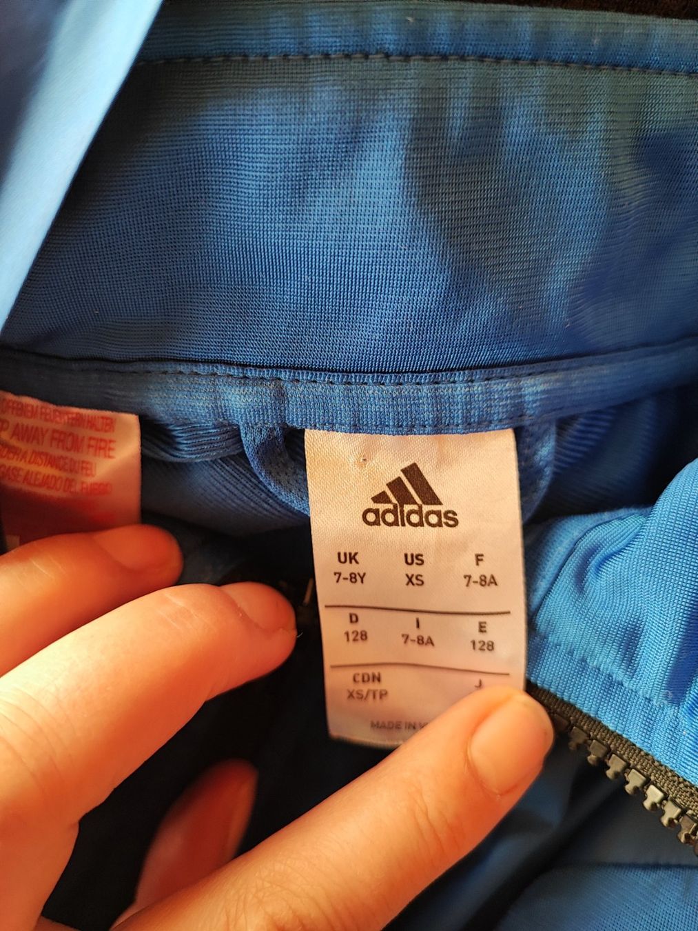 Adidas Giacche & Cappotti: Trainer Jacke Adidas Gr. 128 – Usato da Grabs venduto da Margelchopf1 2