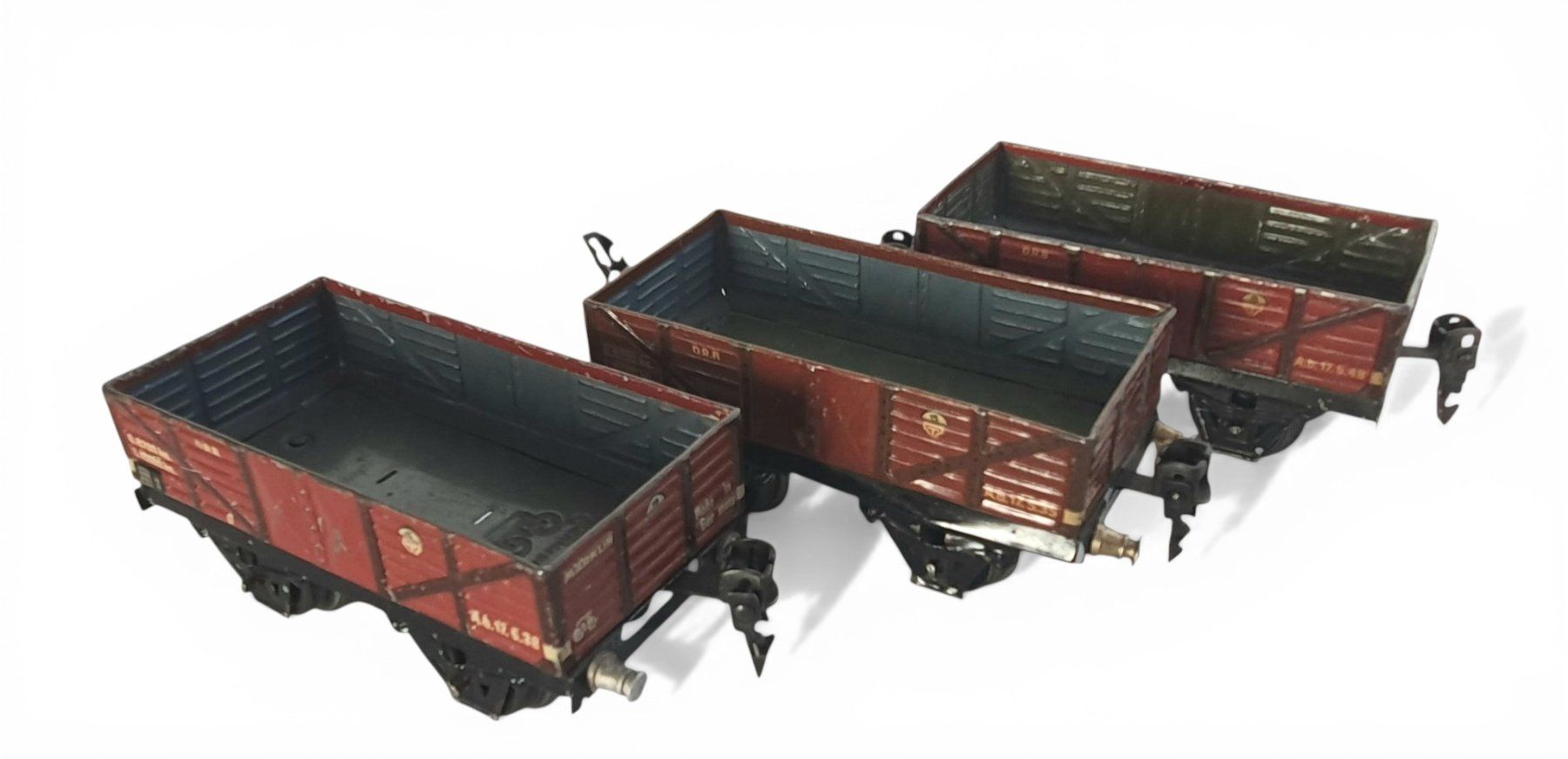 Märklin Modellini di ferrovie: 10 Märklin Spur 0 Güterwagen – Usato da Flawil venduto da JaguarXJSHE 4