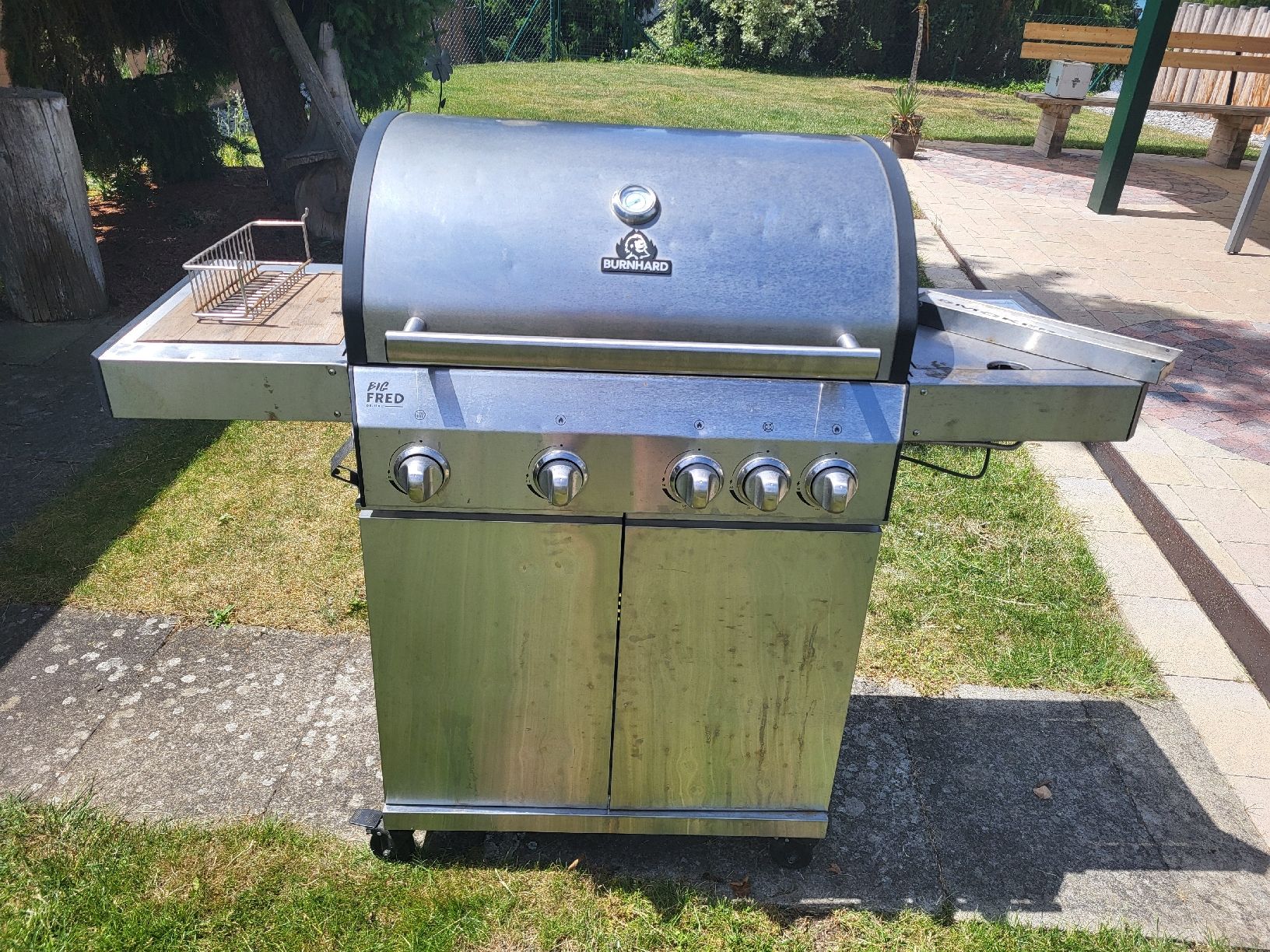 Griglie: Gasgrill BIG FRED Deluxe, 4-Brenner – Usato da Gelfingen venduto da Elmuel