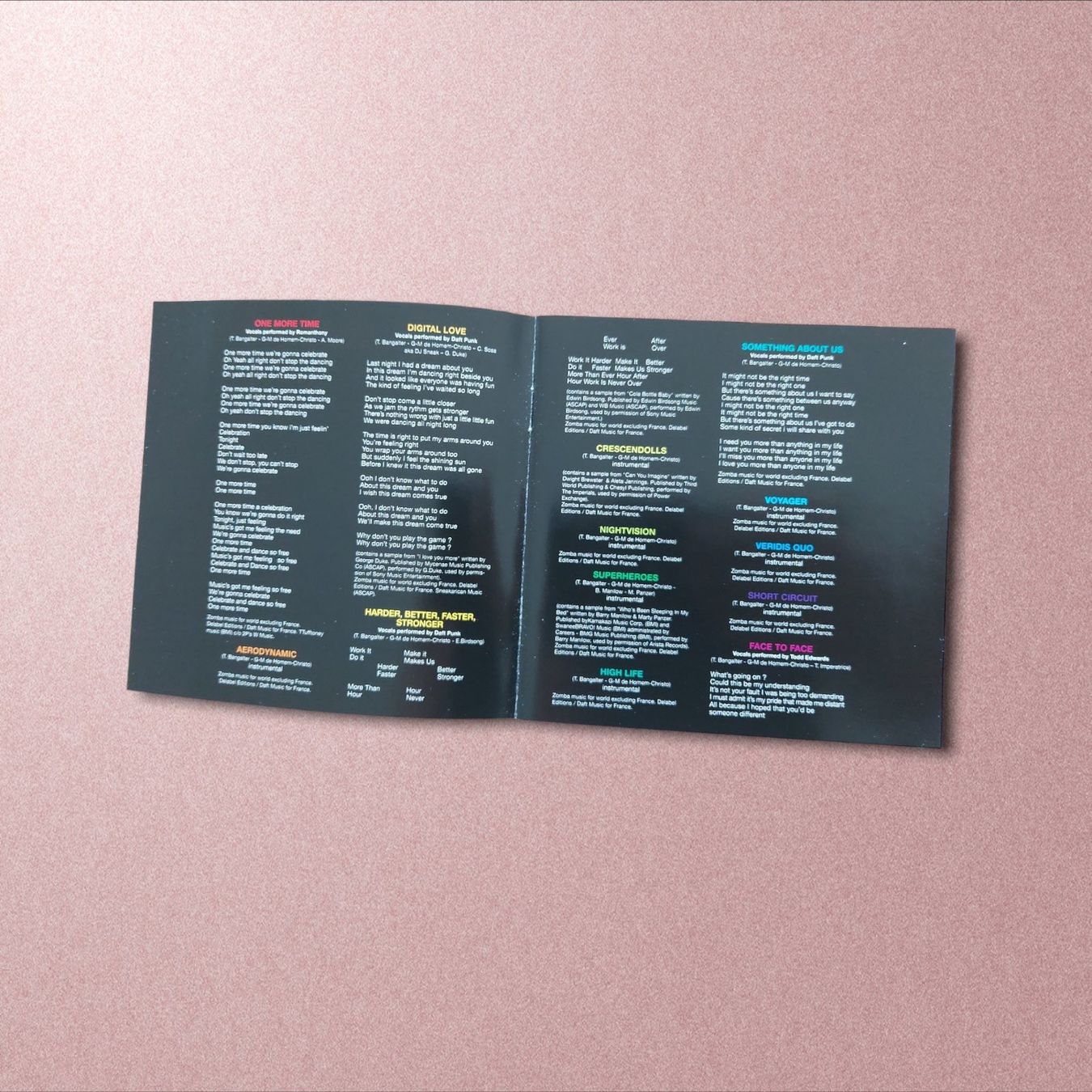 CD: Daft Punk - Discovery CD AUDIO Complet / Vollständig – Nuovo (secondo la descrizione) da Matran venduto da Swiss_Stuff_Store 3