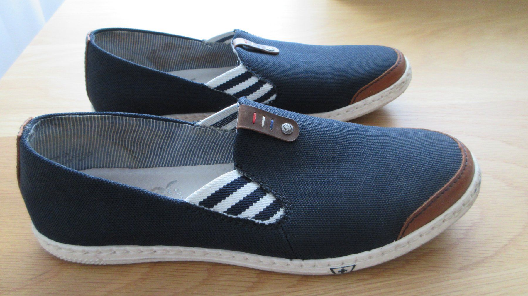 Rieker Scarpe da donna: Rieker flache Freizeitschuhe, Grösse 39, blau – Usato da Chur venduto da silbermond917 4