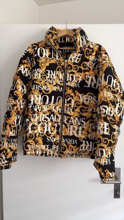 Versace Jeans Couture Puffer Jacke, Barock Muster, Top!