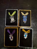 Lot 4 pendentifs hiboux