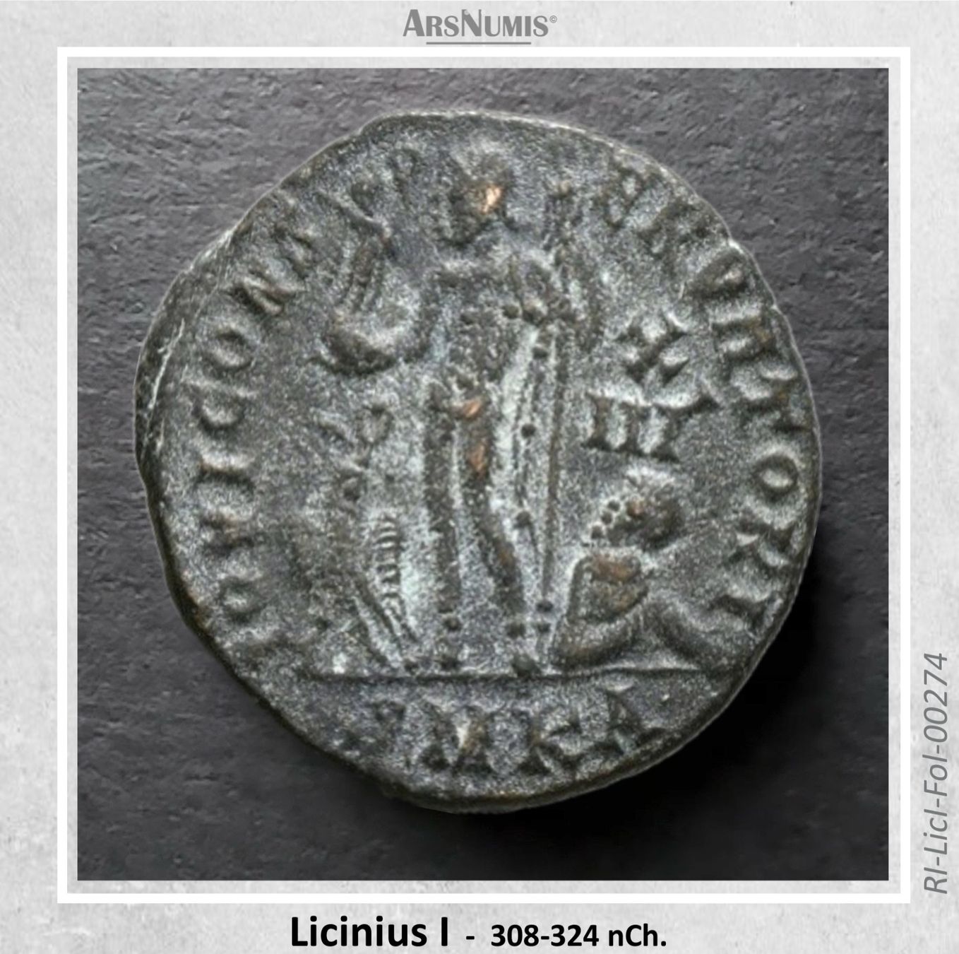 Tutti le monete: Römische Münze - Licinius I. – Usato da Oberwil b. Zug venduto da ArsNumis 1