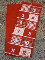ROTER *ADVENTSKALENDER* MIT TÄSCHCHEN* CA. 150CM - LANG ?