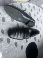 NEU Tory Burch Loafers Schwarz Leder Grösse 39