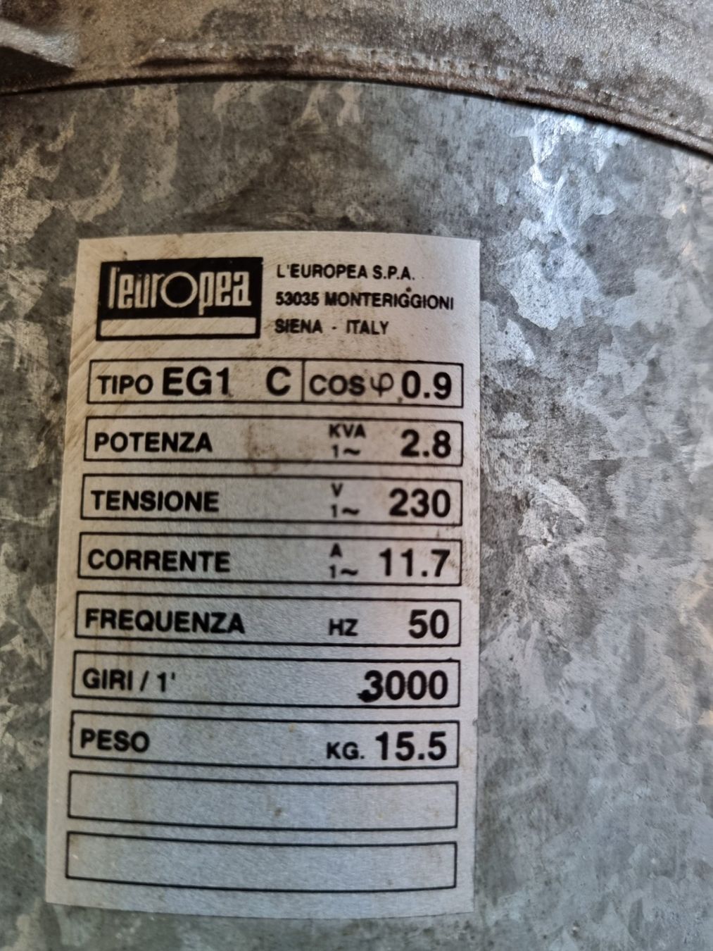 Honda Generatori di corrente: Stromgenerator Stromerzeuger Honda 230V – Usato da Adetswil venduto da Hugo54 1