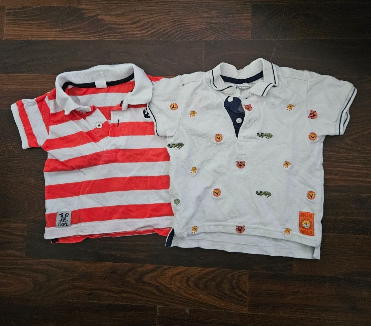 Hemden, Tops & T-Shirts: 2 Polo Shirts 74cm 6-9m – Gebraucht aus Affoltern am Albis von Katarinushka