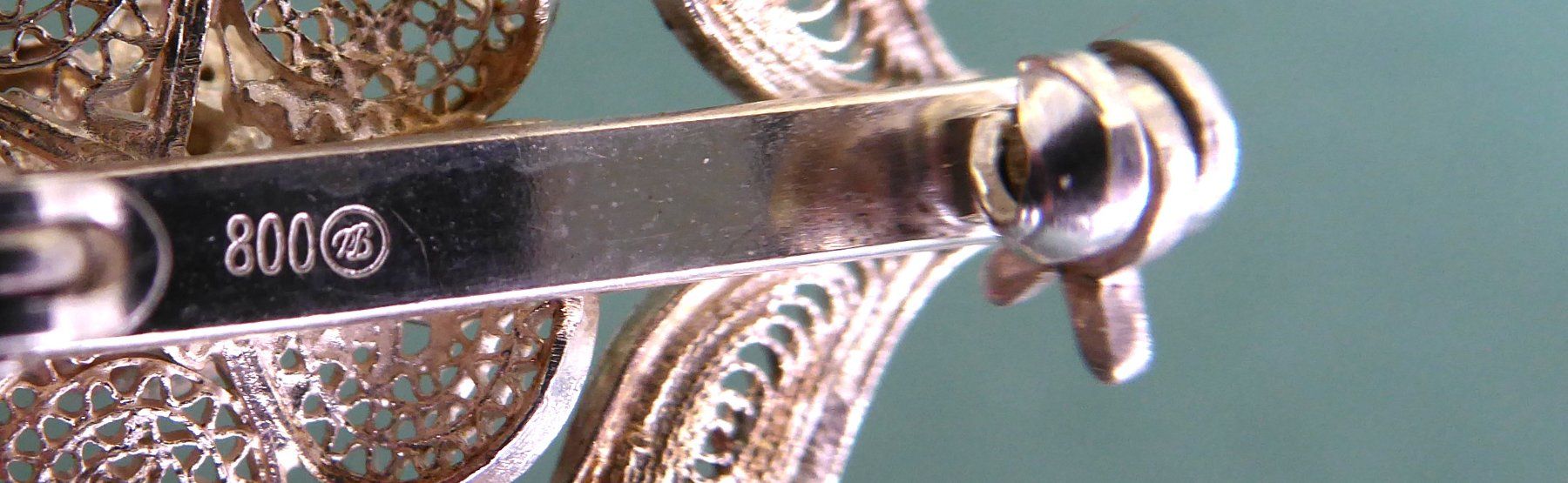 Broches & Aiguilles: Filigrane Brosche 800 Silber vor 1985 – D'occasion à Muri AG par silvermouse007 4