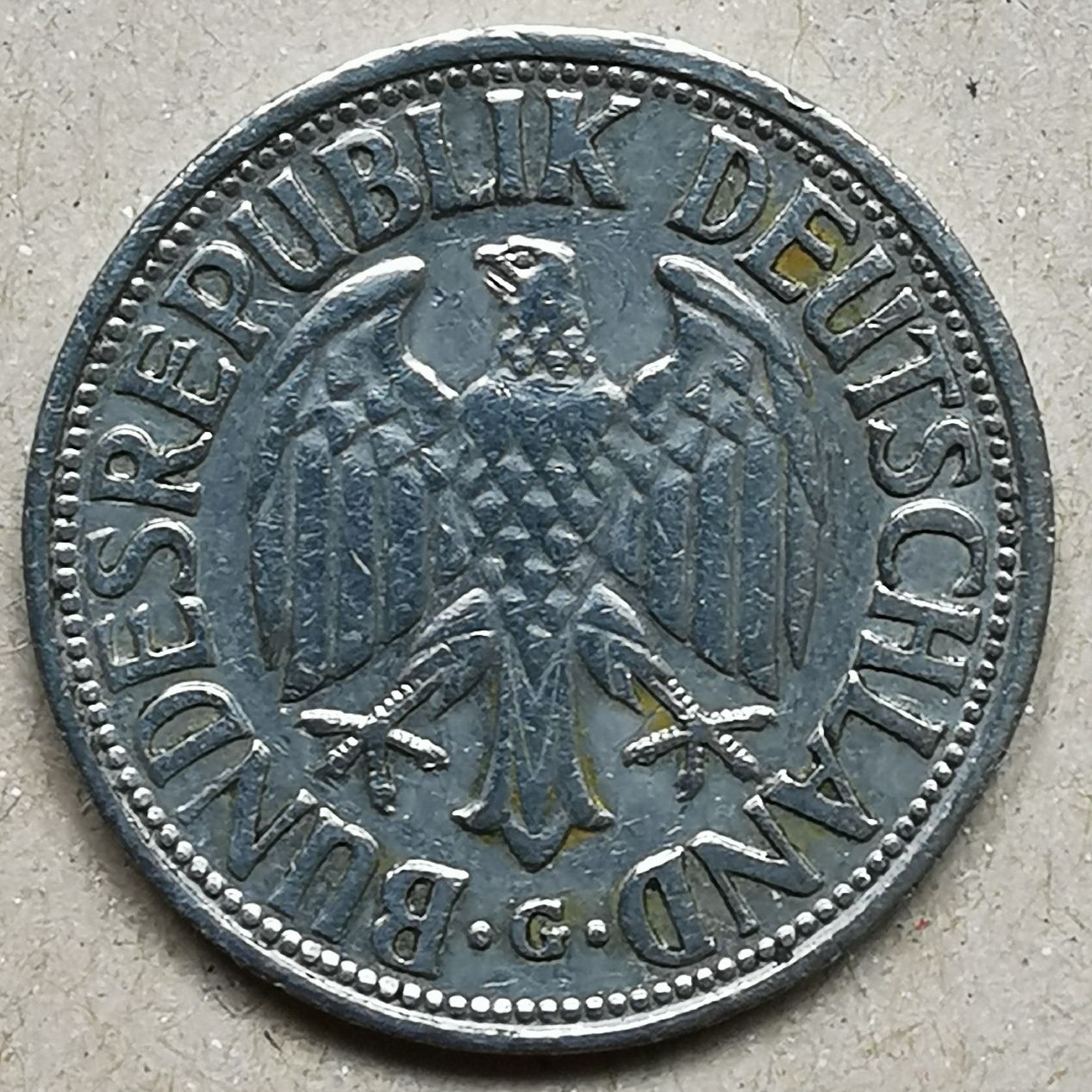 Tutti le monete: Deutsche Mark 1DM 1950 – Usato da Ittigen venduto da Guglu007