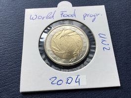 2 Euro Italien WORLD FOOD PROGRAMM 2004 unzirkuliert stgl.