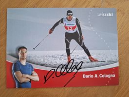 Dario Cologna Autogrammkarte