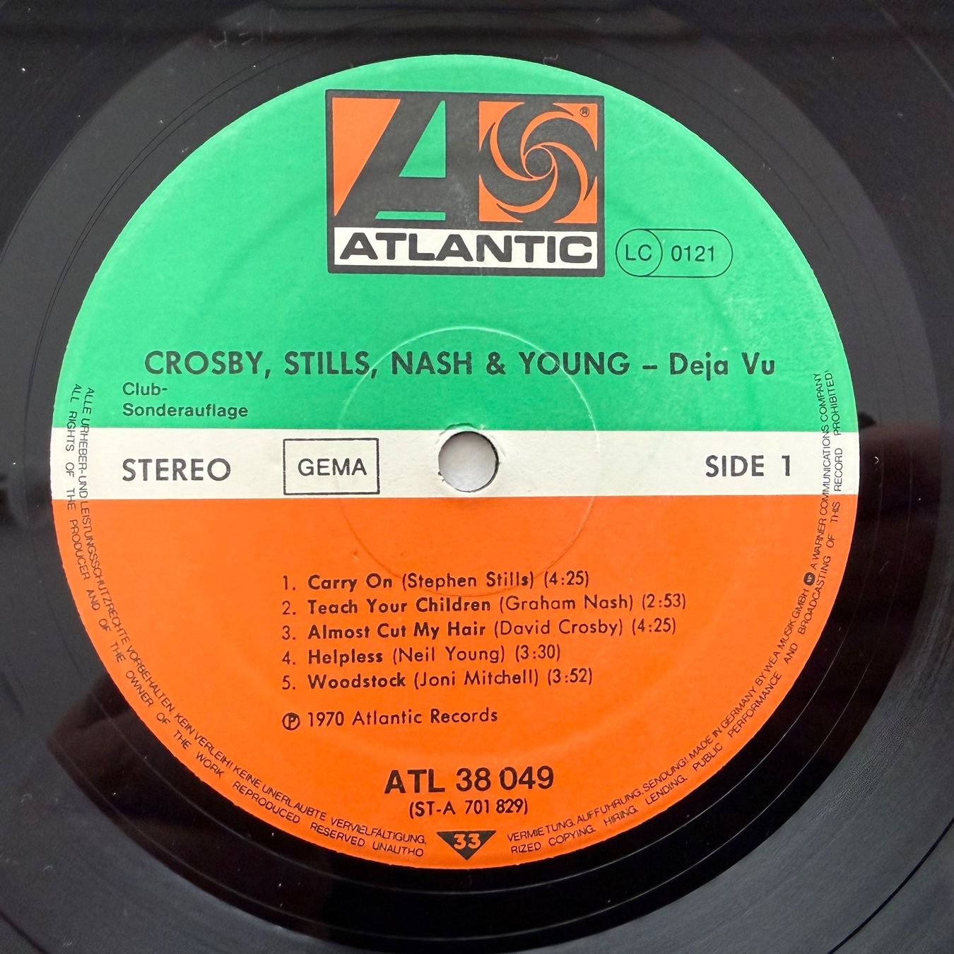 Dischi in vinile: CROSBY, STILLS, NASH & YOUNG - DÈJÀ VU – Usato da Zürich venduto da fehlton 3