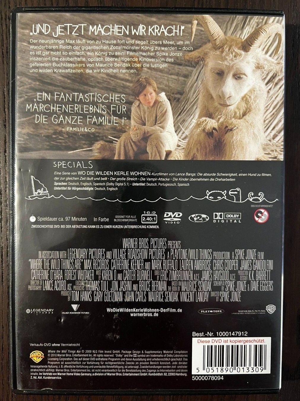Alle DVDs: Wo die wilden Kerle wohnen – Gebraucht aus Zürich von FilmFreunde 1