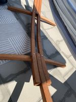 Hängematte LA SIESTA gestreift mit Holzständer guter Zustand