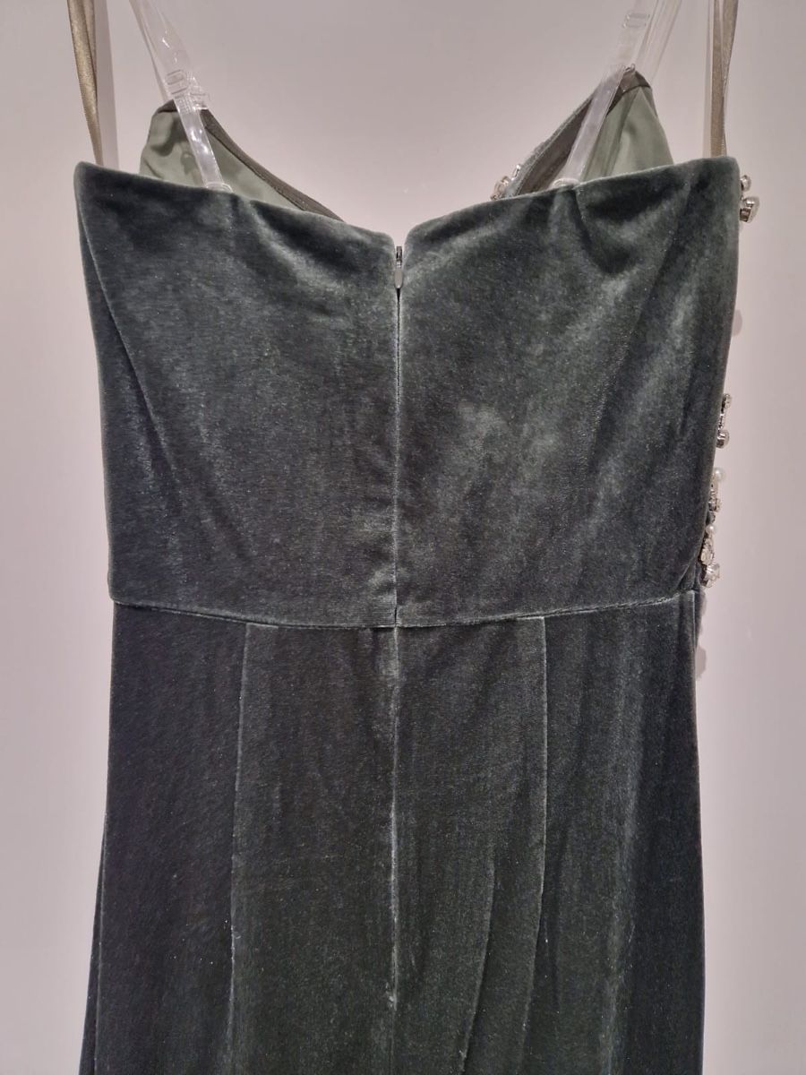 Shein Vestiti: Elegantes Samt-Abendkleid mit Strass – Usato da Erlinsbach SO venduto da dikaan 8