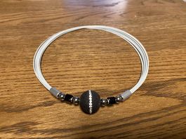 Halskette Seilcollier mit Magnet Kugelschloss