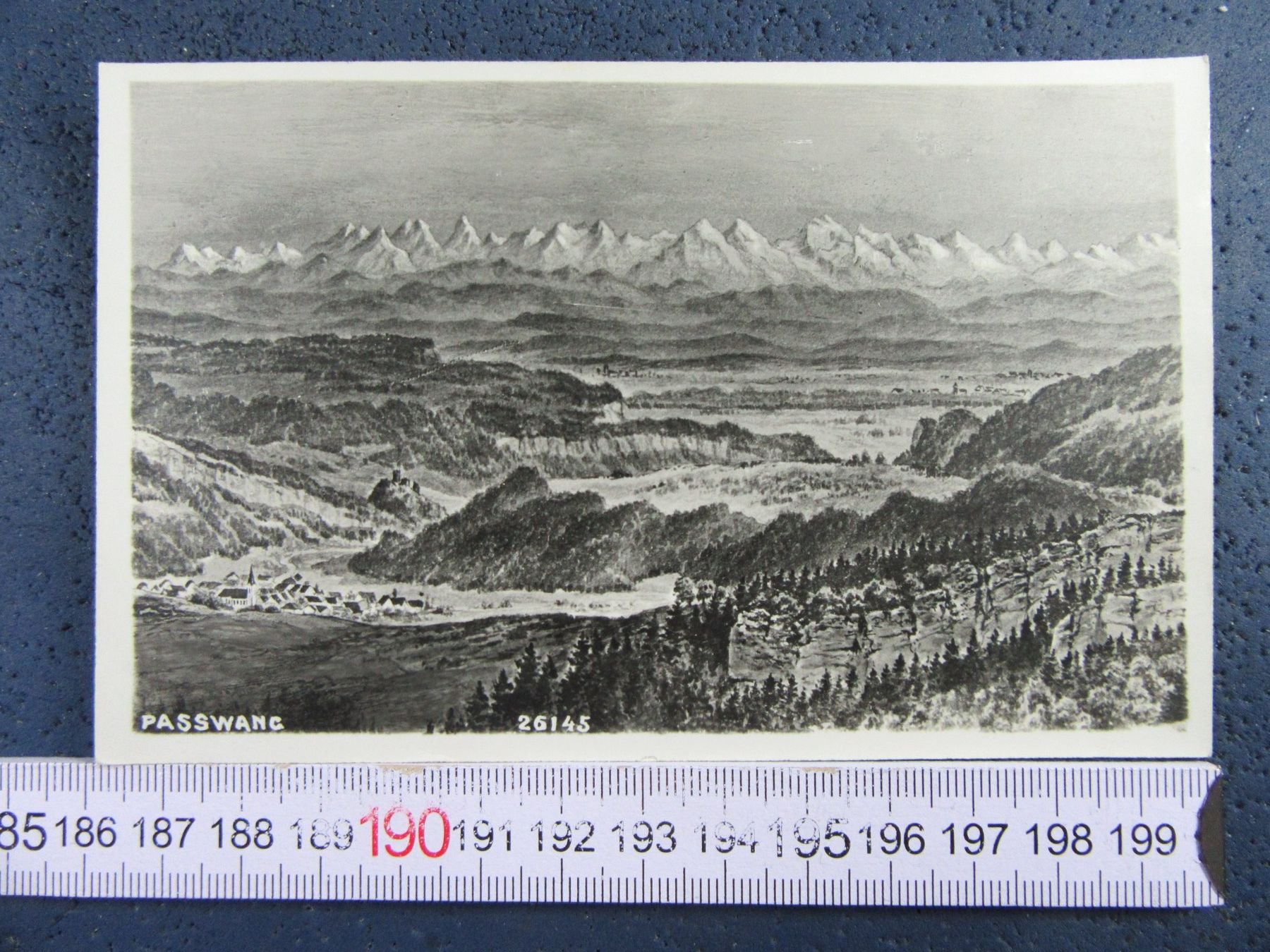 Cartes postales: PASSWANG PANORAMA BIS ALPEN SO AK FELDPOST – D'occasion à Ettingen par Hausi4711