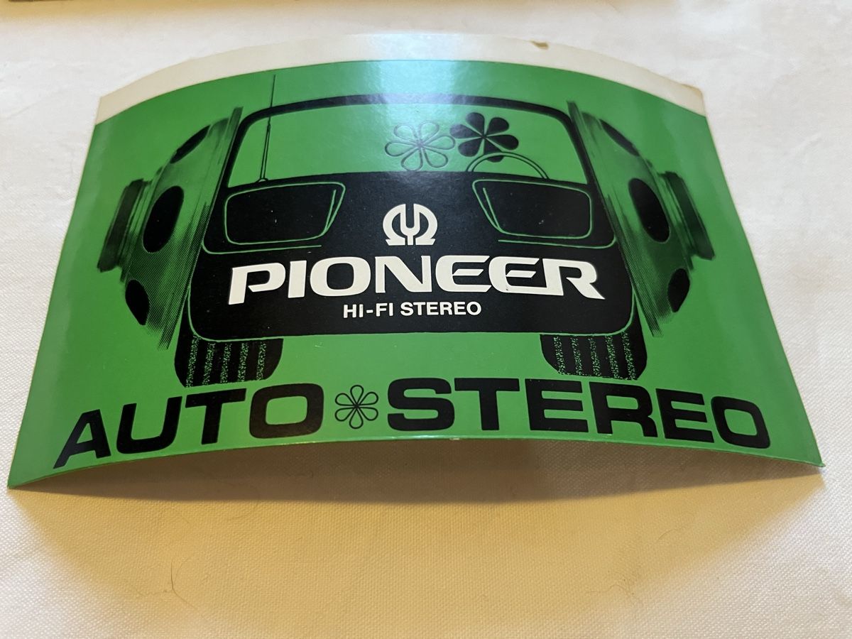 Sticker: Pioneer Sticker Vintage – Nuovo (secondo la descrizione) da bretzwil venduto da nightflasher 1