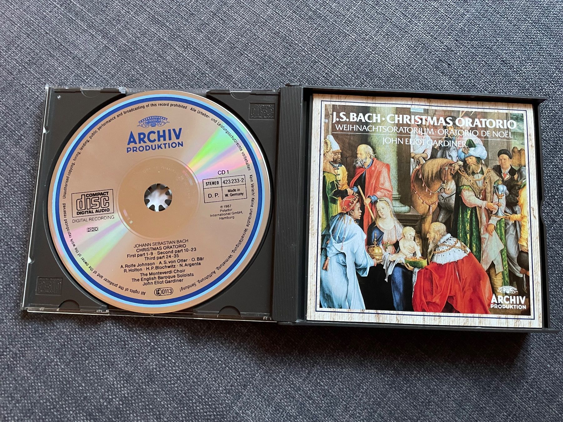 CDs: J.S. BACH: WEIHNACHTSORATORIUM (2CD) – D'occasion à Herrliberg par Divinyl 1