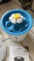 Katzen Catit Trinkbrunnen Flower Fountain LED mit Filtern 
