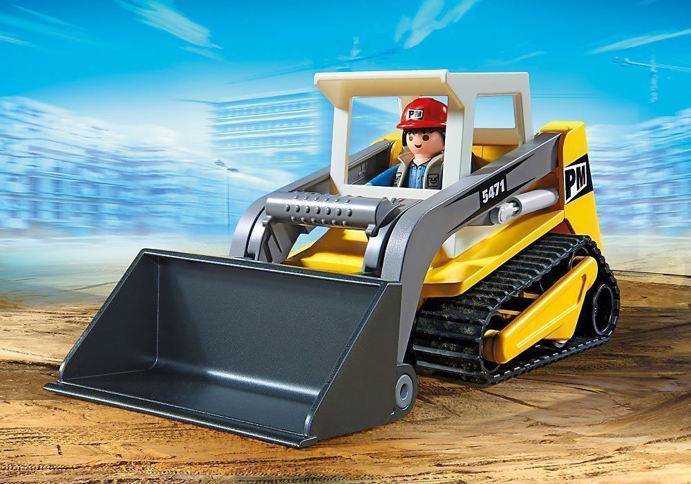 Playmobil Giocattoli: PLAYMOBIL 5471 Ketten-Kompaktlader – Nuovo e nell'imballaggio originale da Beckenried venduto da angel-mountain 1