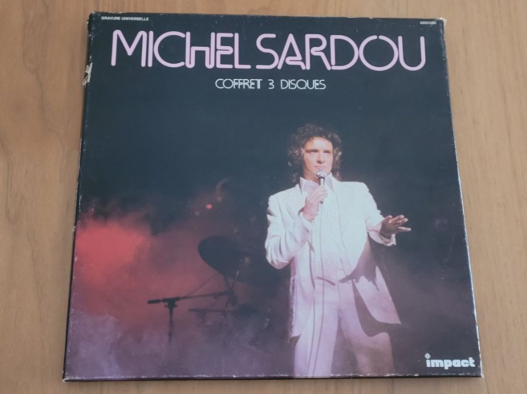 Dischi in vinile: Coffret 3 LP  Michel Sardou – Usato da Martigny venduto da MZ-67