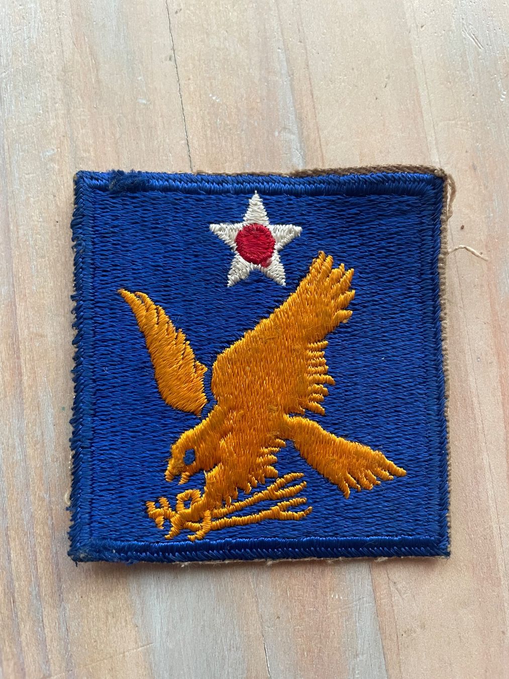 US Army Uniformi: U.S. Army patch Original WW2 2nd USAAF – Usato da Oberbütschel venduto da Woodie2005