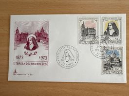 S. Teresa del Bambin Gesù Vatikan Briefmarke 1973! Rarität