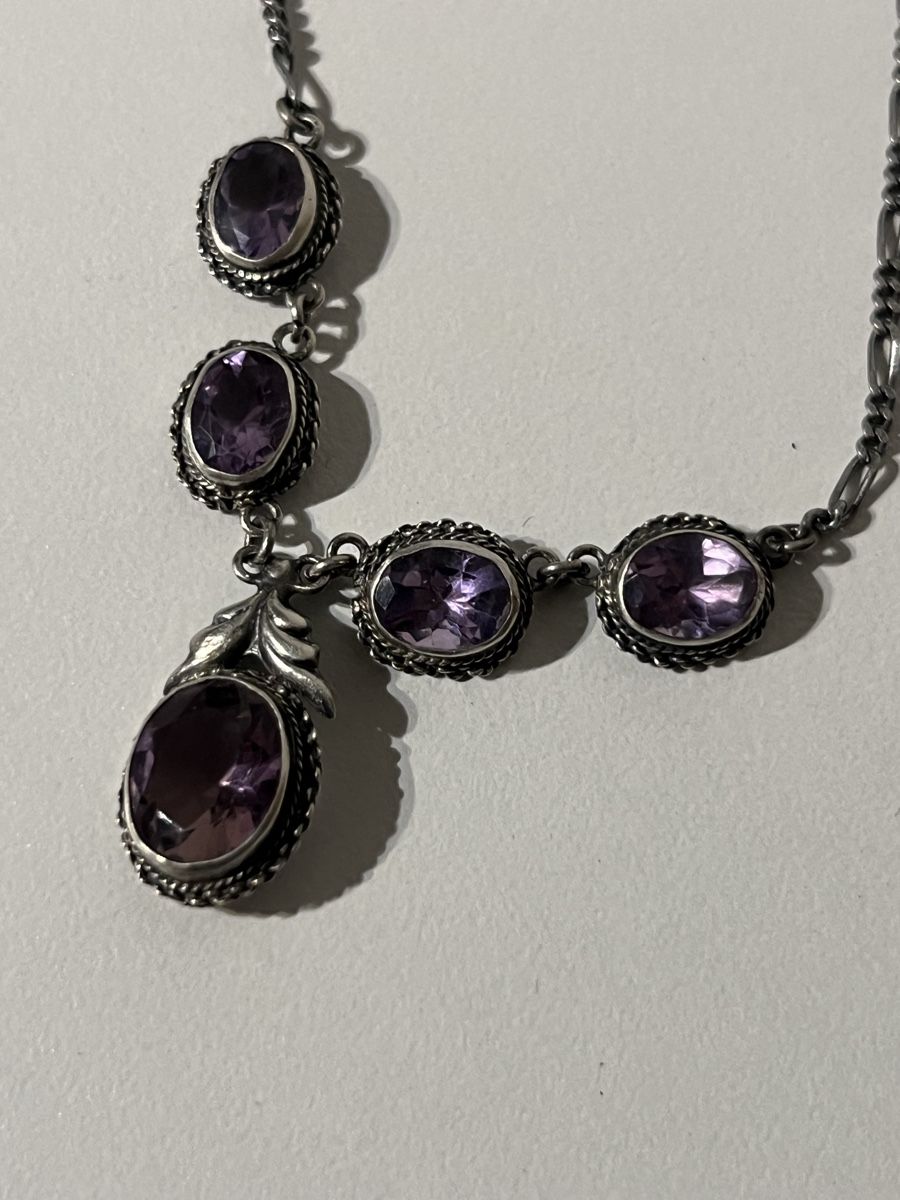 Catenine: Collier avec Améthystes  – Usato da St-Pierre-Clages venduto da ste_xk6p 3
