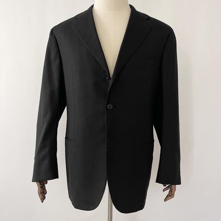 BORRELLI Black Cashmere Tailored  Jacket