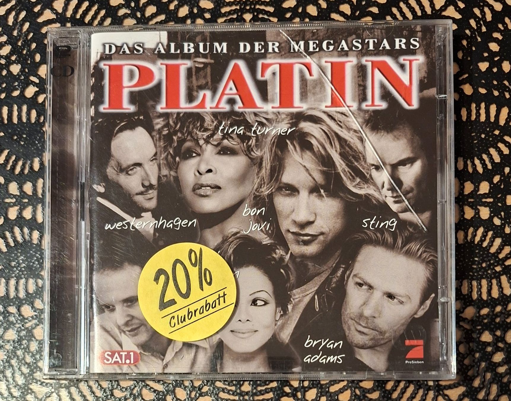 CD: Platin Vol.1 - Album der Megastars, 2CD Hit Sampler 1996 – Usato da Schönenberg TG venduto da breiti12