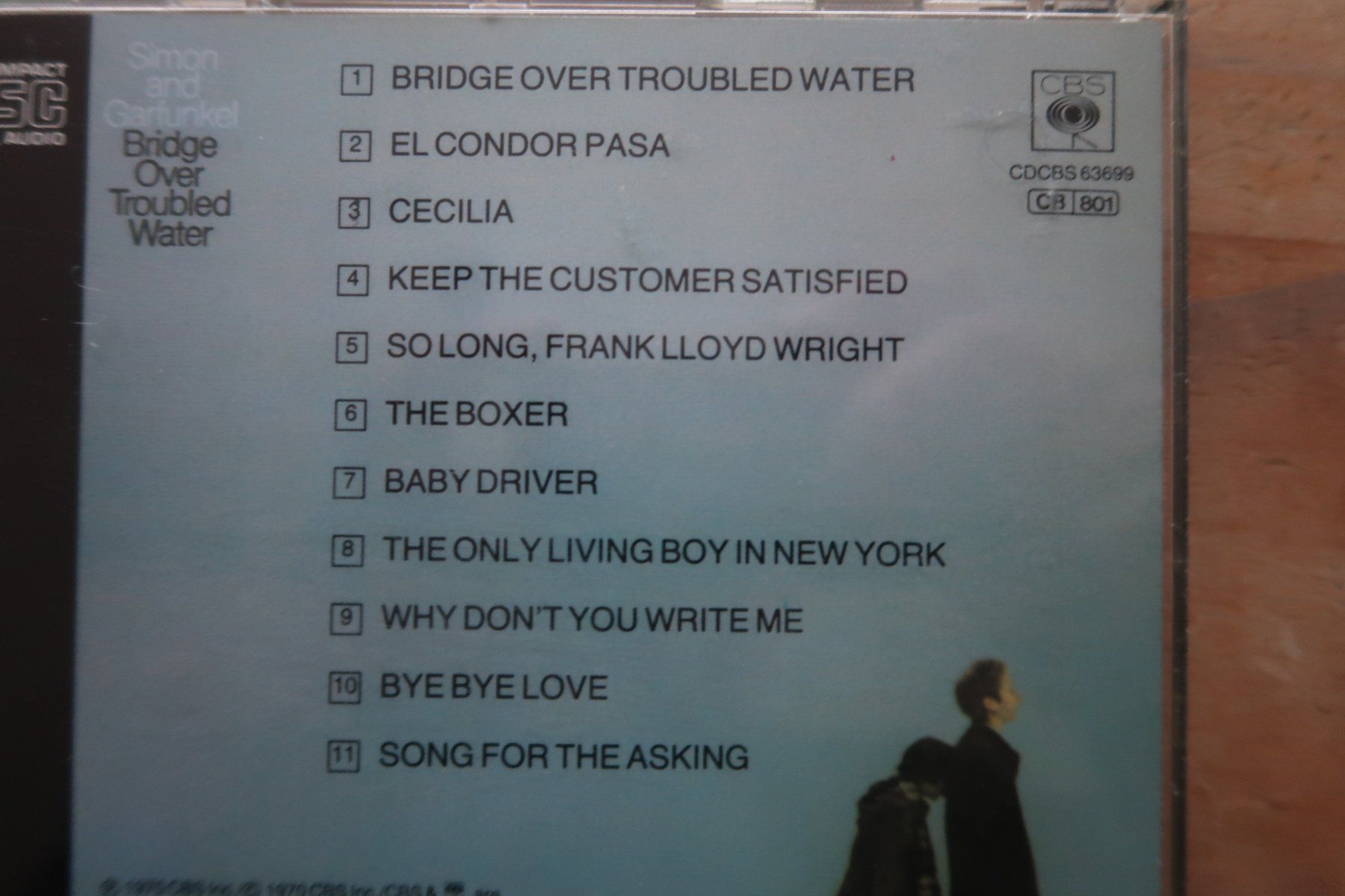 CD: SIMON AND GARFUNKEL - BRIDGE OVER TROUBLED WATER - CD – Usato da Basel venduto da Patiscat 2