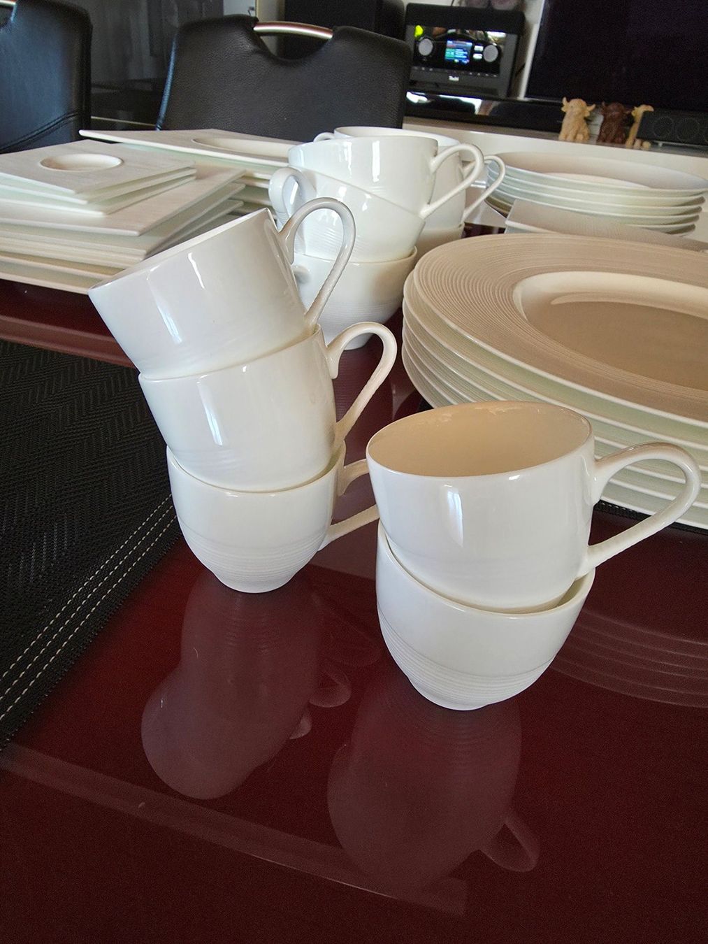 Services de table: Geschirr Migros Sèlection Bone China – Neuf (Voir description) à Deitingen par Floeru1 3