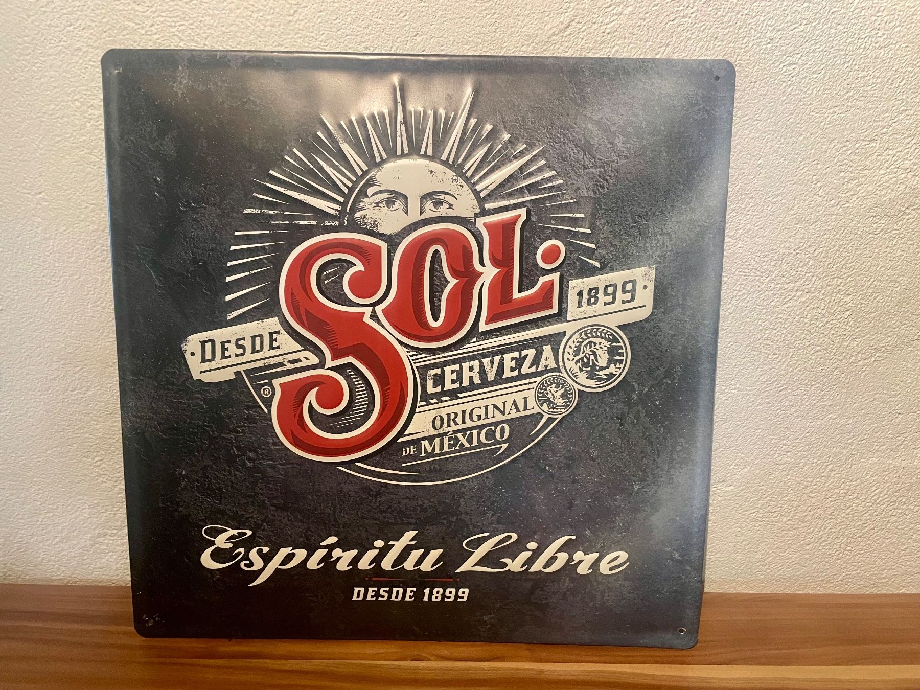 Schilder: Sol Cerveza Blechschild "Espíritu Libre" – Gebraucht aus Laax GR von Snowman44 4