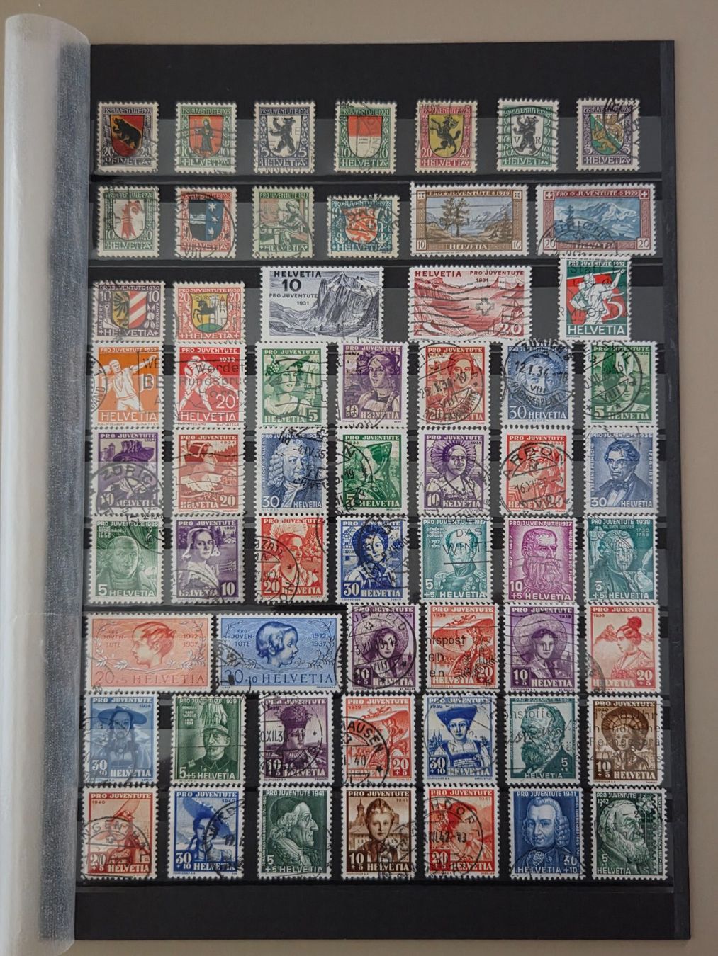 Tutti i francobolli: Briefmarken Pro Juventute und Pro Patria – Usato da Wilen b. Wollerau venduto da 4banger
