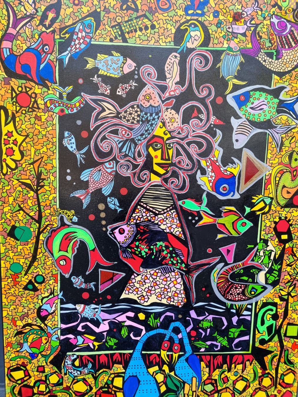Dipinti: EDGAR BALTENSPERGER ORIGINAL ACRYL MISCHTECHNIK SIGNIERT – Usato da Gersau venduto da grafik-kunst 2
