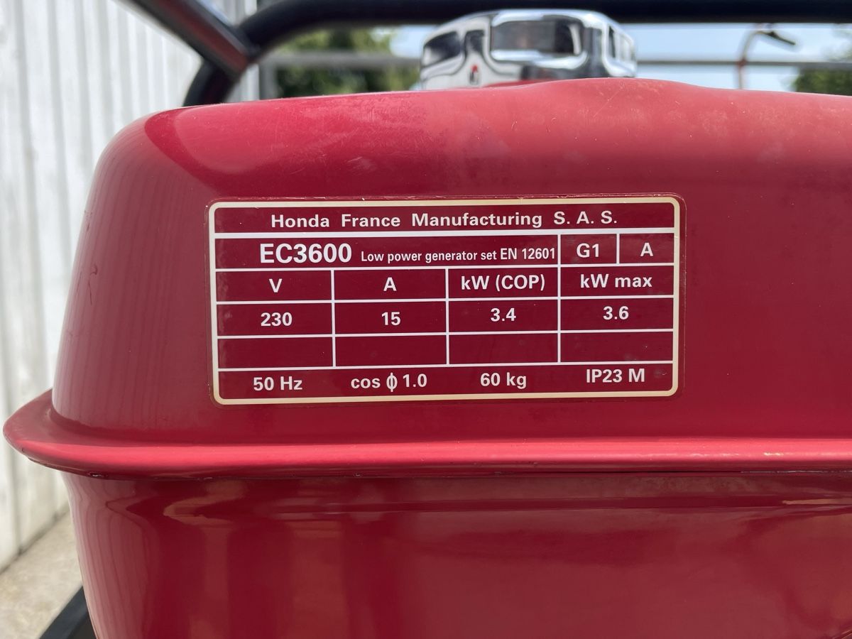 Honda Stromgeneratoren: Stromgenerator Honda EC3600 – Gebraucht aus Berg TG von jaccobi 2