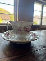 Antike Tasse mit Unterteller - Carlsbad