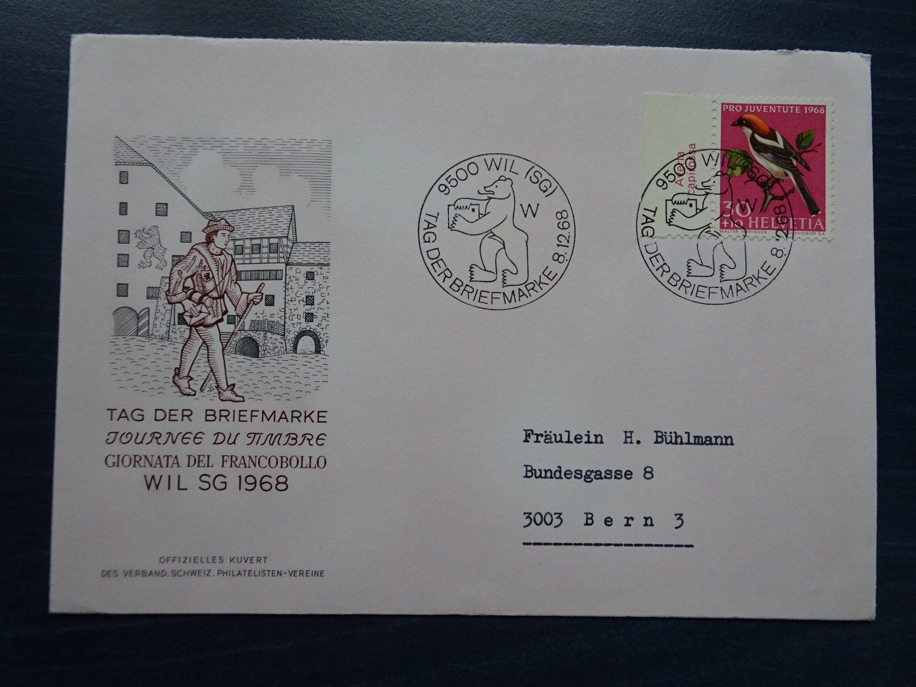 Tutti i francobolli: Tag der Briefmarke 1968 – Usato da Aadorf venduto da Chnorli-Furz