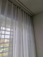 eleganter Tagesvorhang, praktisch neu