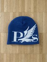 PESO Beanie / Mütze – blau/weiss