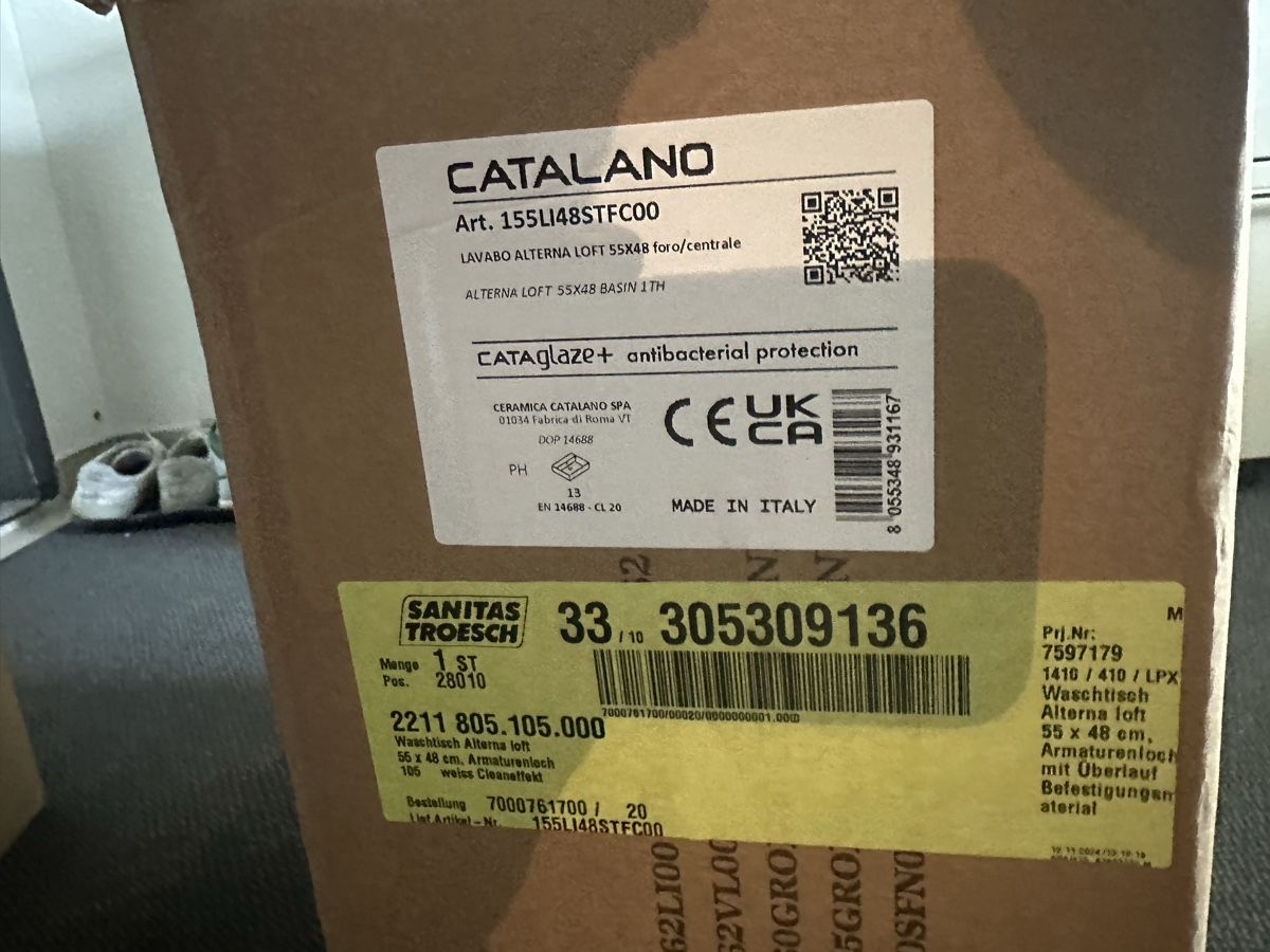 Spülbecken & Waschbecken: Catalano Waschtisch 155L148STFC00 – Neu und originalverpackt aus Wittenbach von Luka3 2