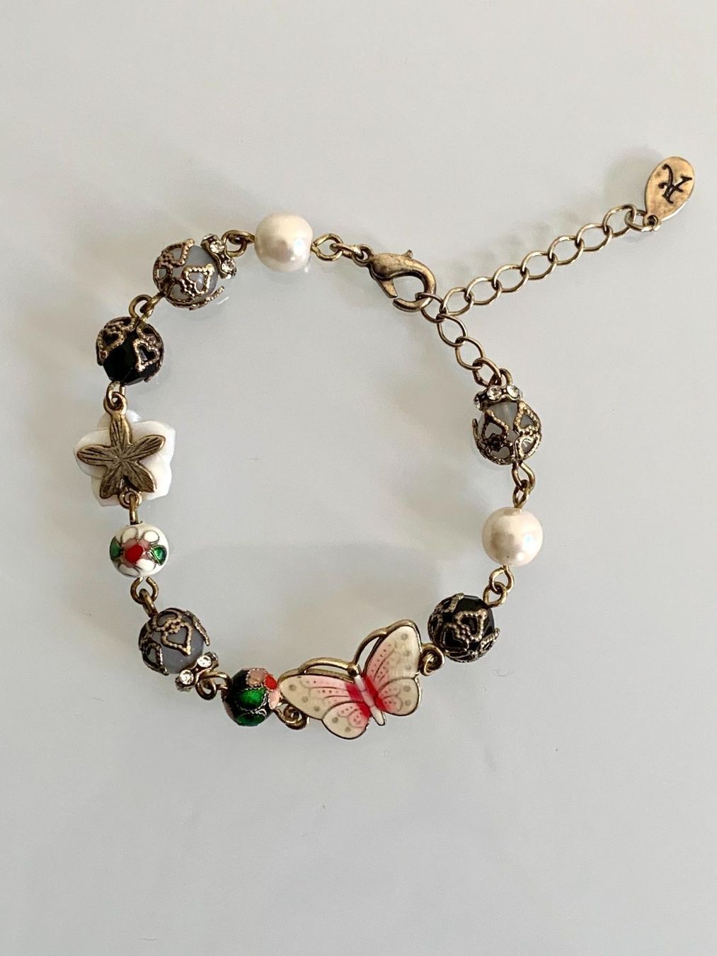 Bracciali & Braccialetti: Verspieltes Schmetterlingsarmband – Usato da Bern venduto da Fraeuleinhonig 2