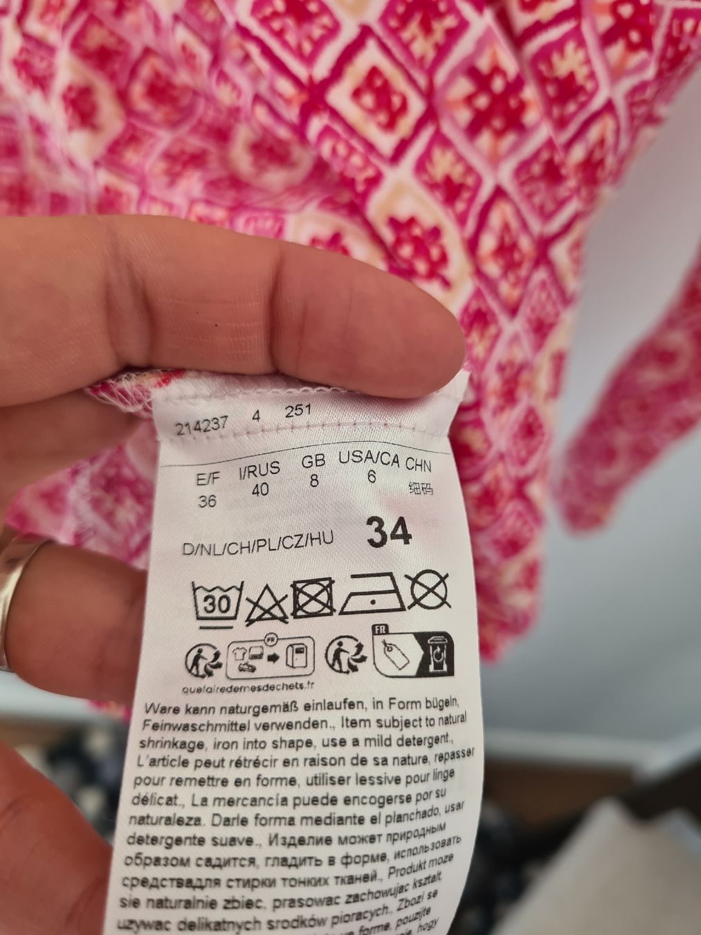 Camicette: CARTOON Bluse pink Muster Grösse 34  – Nuovo (secondo la descrizione) da Adligenswil venduto da FriedasWelt 2