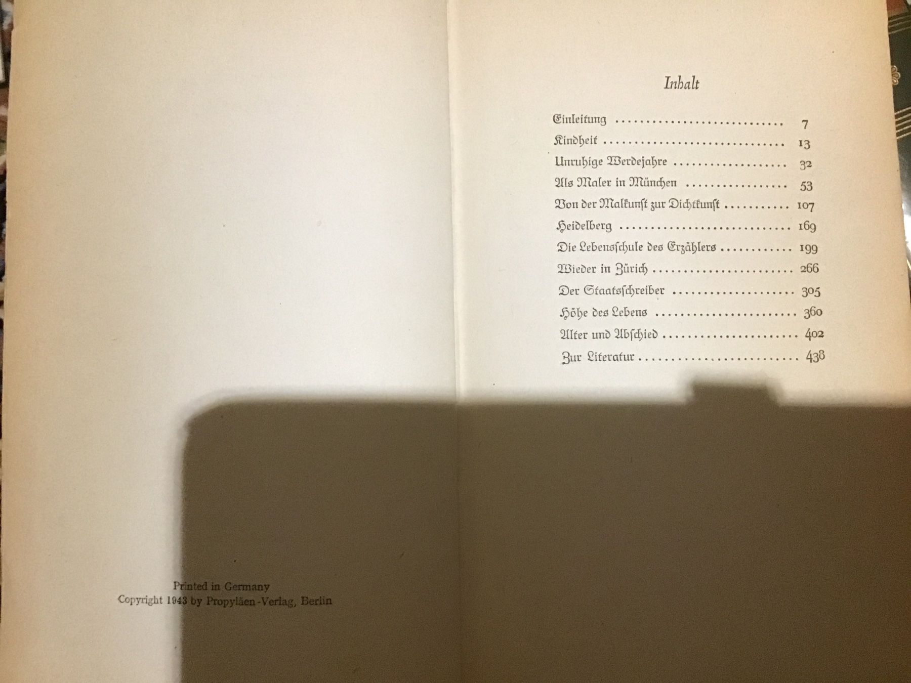 Libri: Gottfried Keller Bücher – Usato da Winterthur venduto da sune01 2