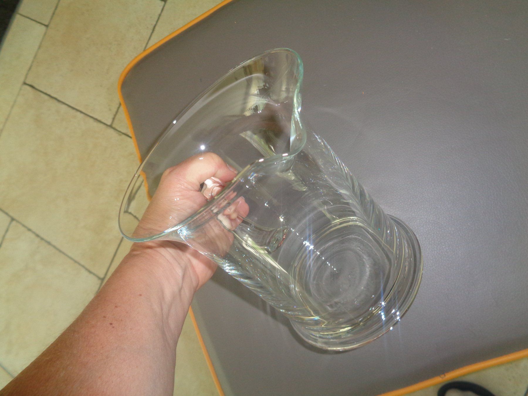 Caraffe: Glaskrug ca. 1.2 l – Usato da Kreuzlingen venduto da Robi-2003 2