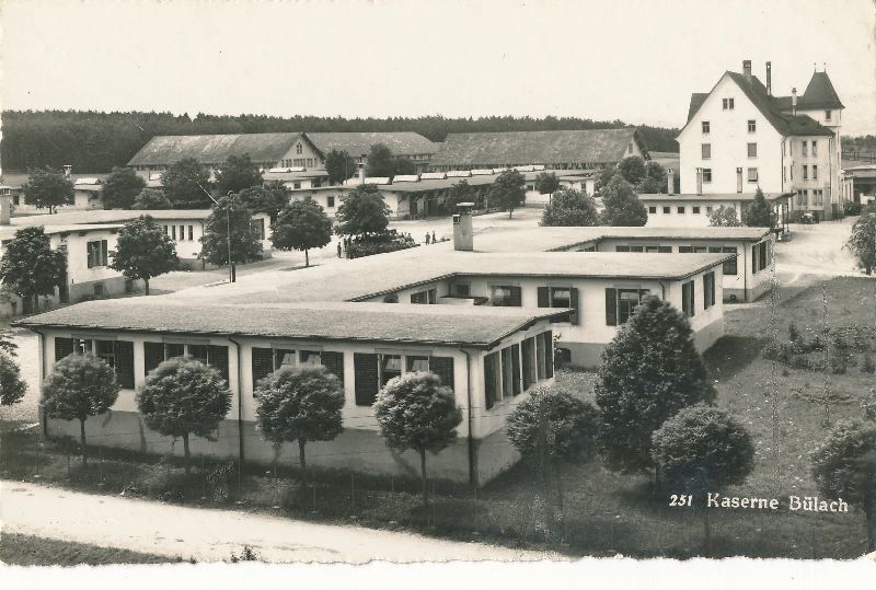 Cartoline postali: Bülach - Kaserne + 1938 Feldpost – Usato da Emmenbrücke venduto da teestube