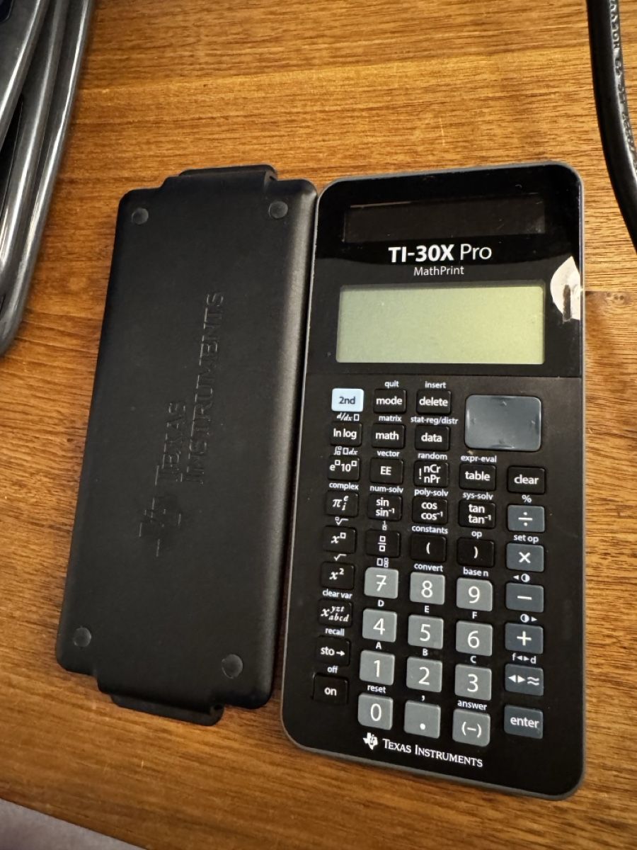 Texas Instruments Calcolatrici tascabili: Texas Instruments TI-30X Pro Kalkulator – Usato da Zürich venduto da lar_fg5x